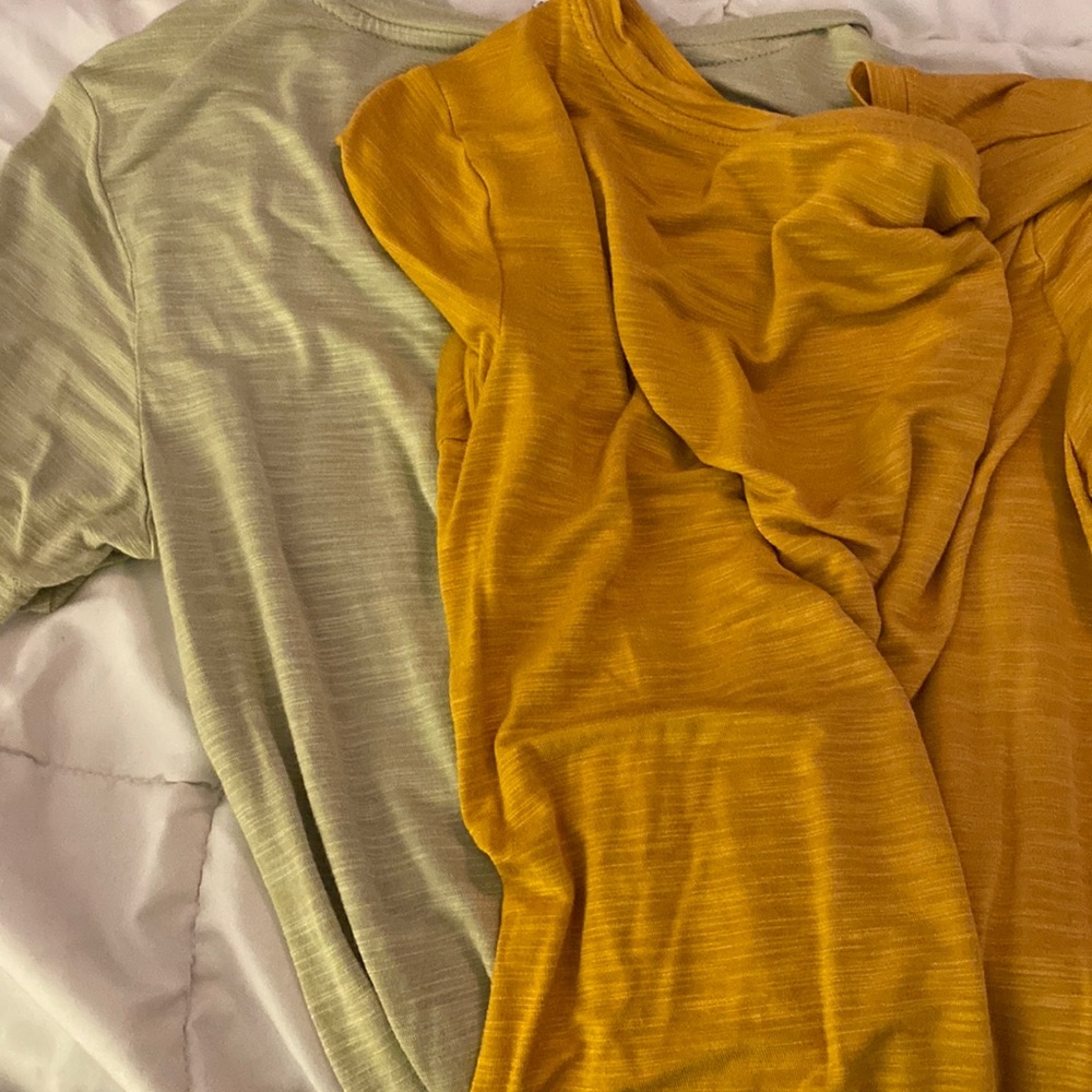 Two XS Luxe Old Navy Shirts